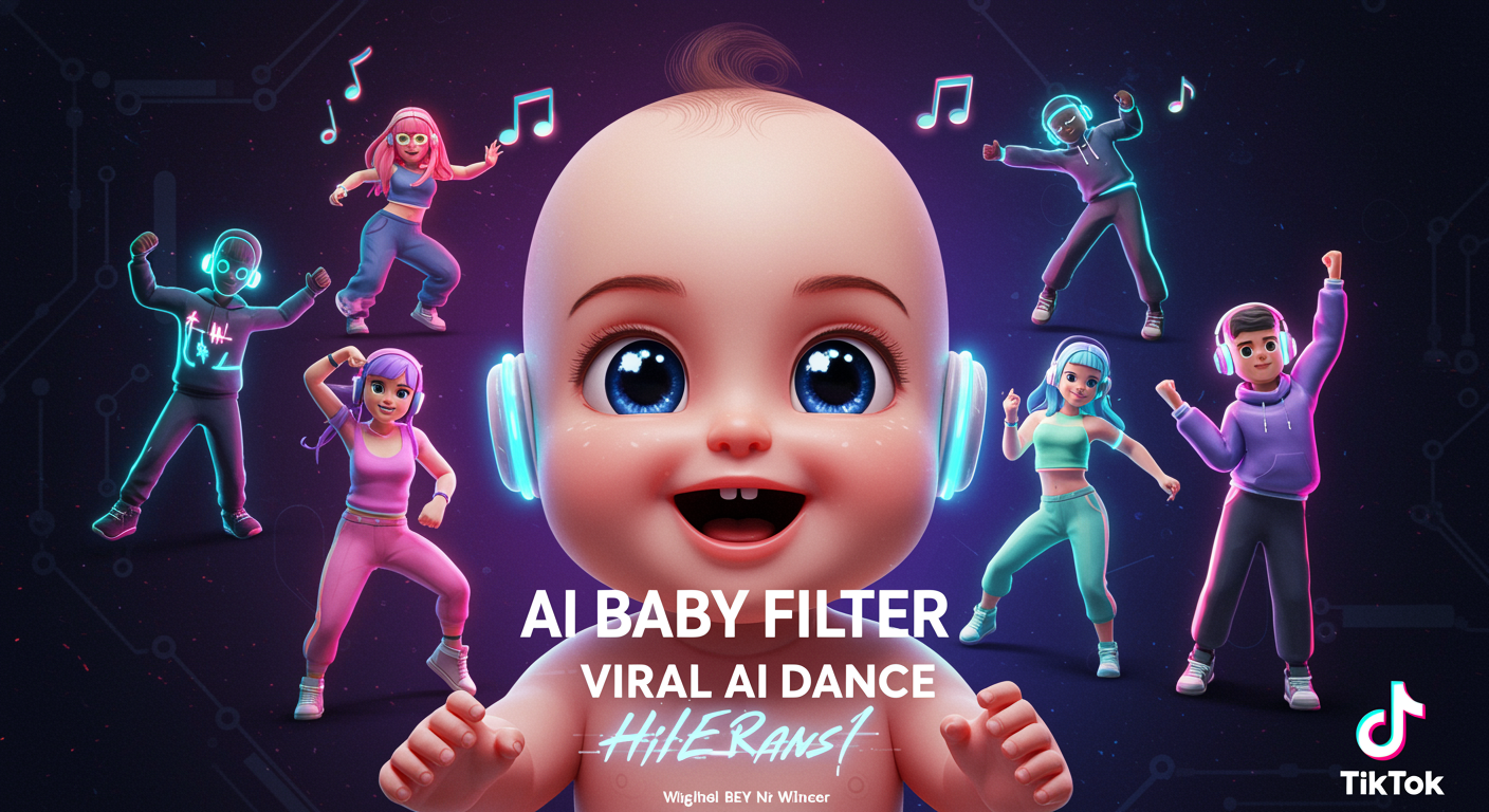 How Did the 'AI Baby' Filter and Viral AI Dance Challenge Take Over TikTok?
