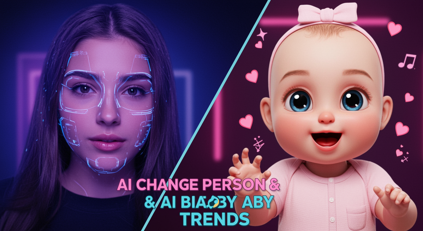 How the 'AI Change Person' and 'AI Baby' Trends Took Over TikTok