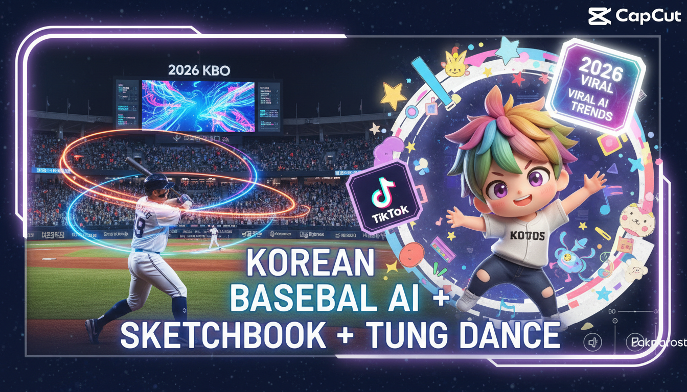 How the Korean Baseball AI Trend, Sketchbook Collage & Tung Tung Tung Sahur Dance Went Viral in 2026