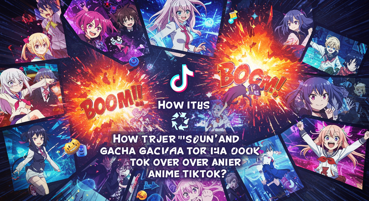 How the 'Boom' Sound and Gacha Animation Took Over Anime TikTok?