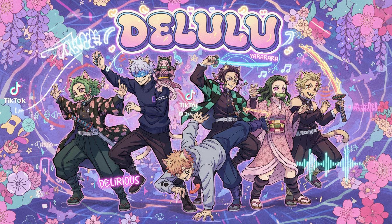 How the 'Delulu' Mindset and Animation Meme Sounds Took Over TikTok Anime Trends