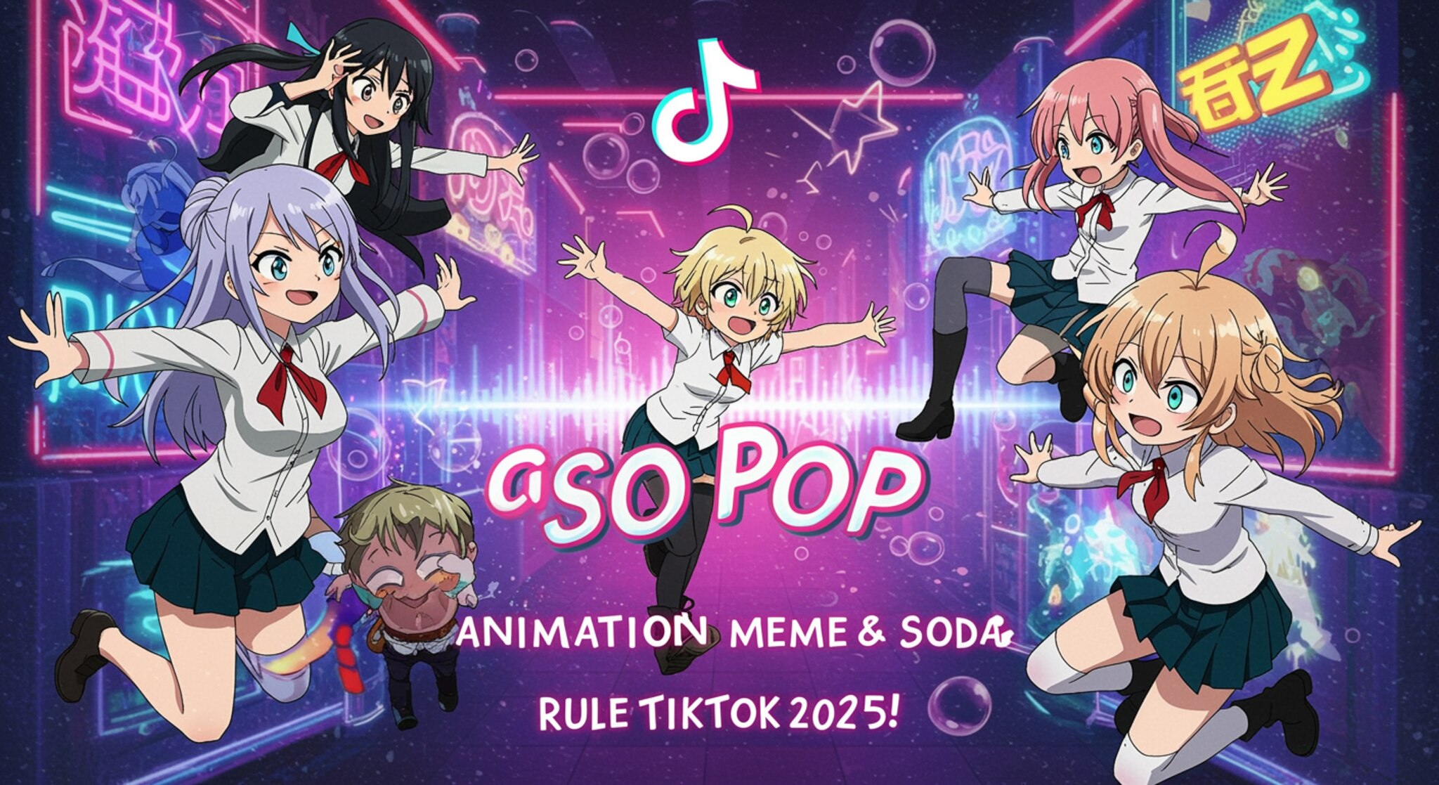 How the Animation Meme Format and 'Soda Pop' Sound Ruled TikTok Anime Trends