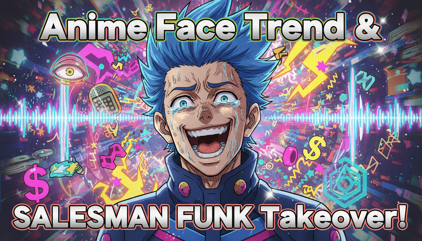 How the Anime Face Trend and SALESMAN FUNK Sound Are Taking Over TikTok?