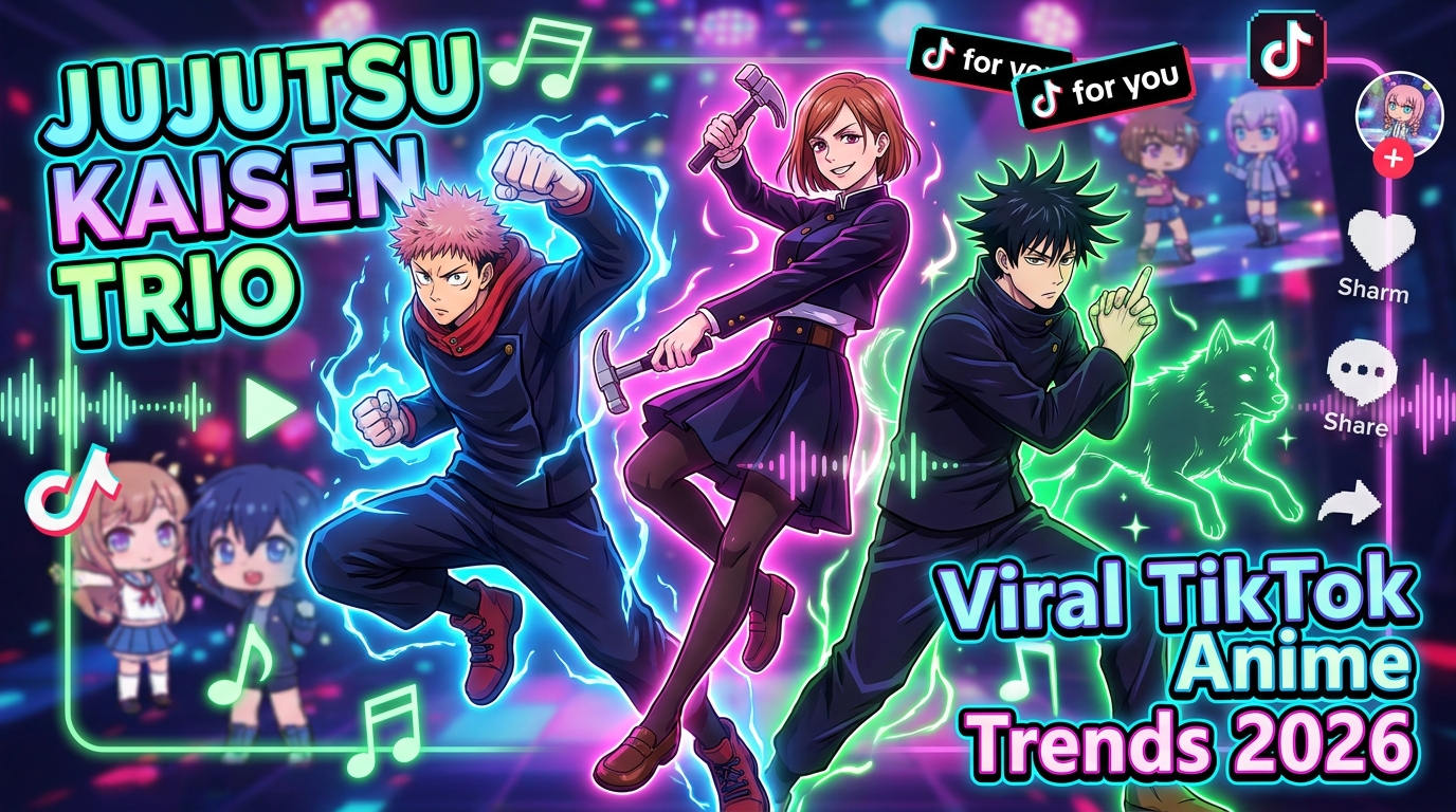 How the 'Jujutsu Kaisen' Trio and Trending Anime Sounds Sparked Massive TikTok Waves?
