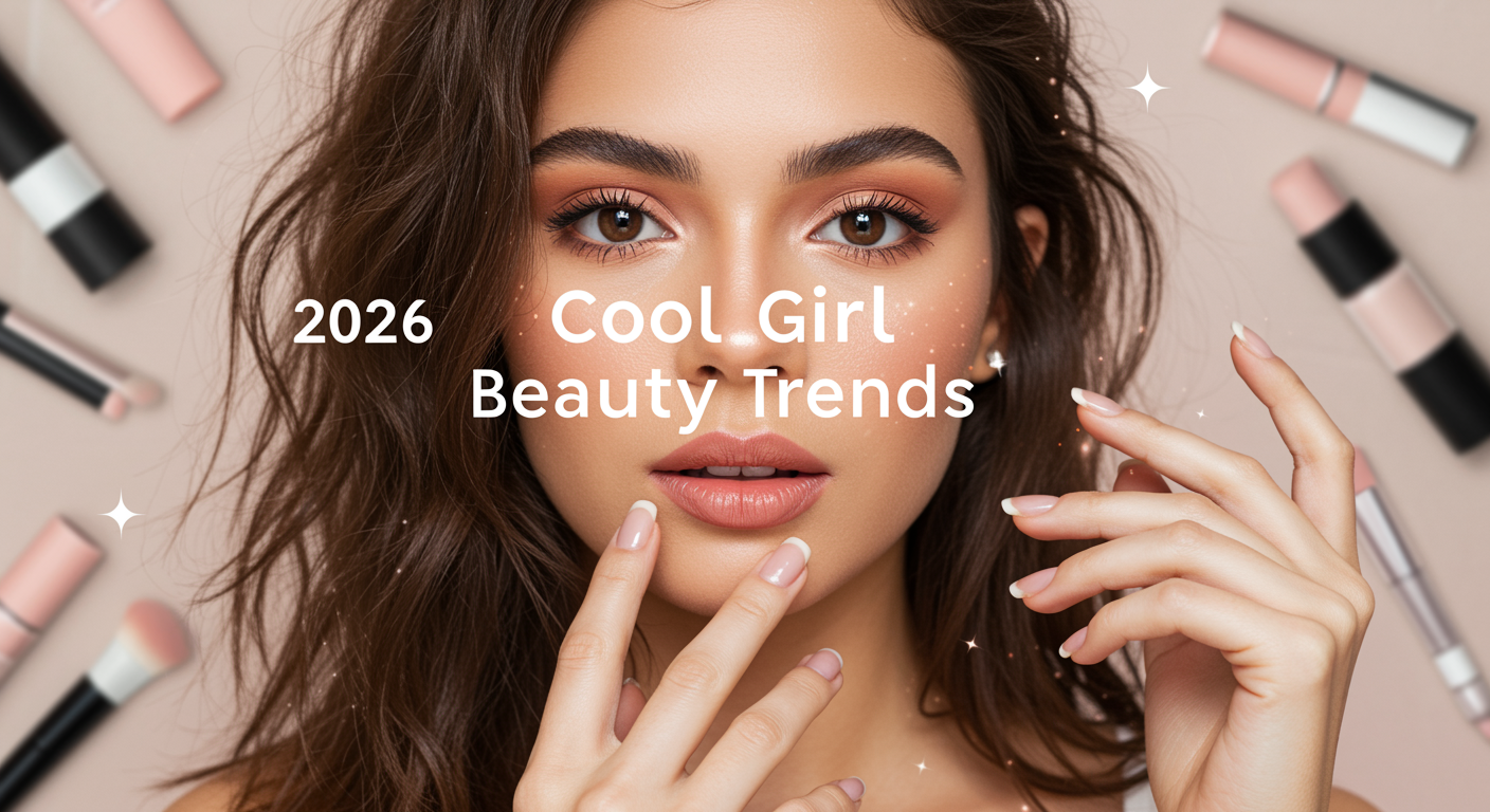 How Are 'Cool Girl' Makeup, Messy Hair, and DIY Nails Dominating 2026 Beauty Trends?