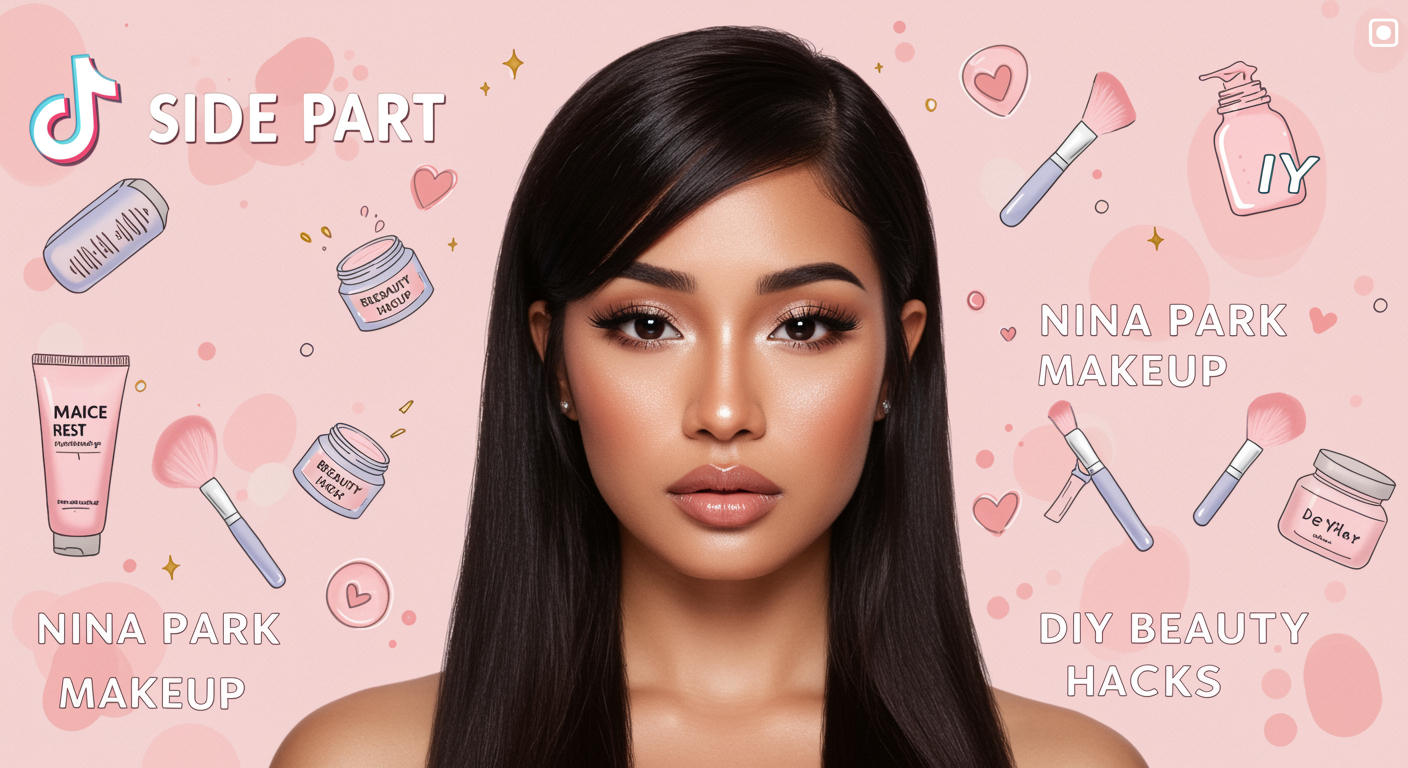 How Side Part Hair, Nina Park Makeup & DIY Beauty Took Over TikTok in 2026?