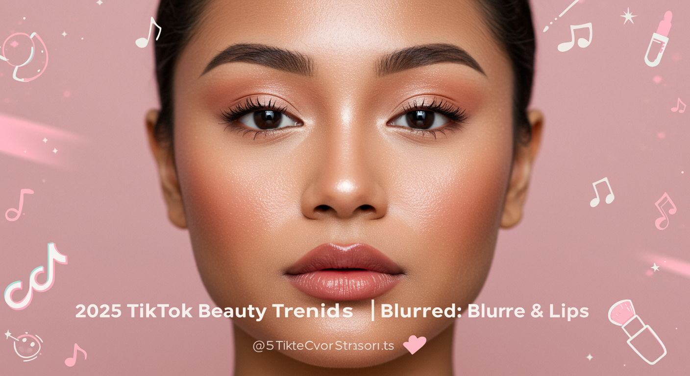 How 'Blurred Skin' and 'Blurred Lips' are Shaping 2025 TikTok Beauty Trends