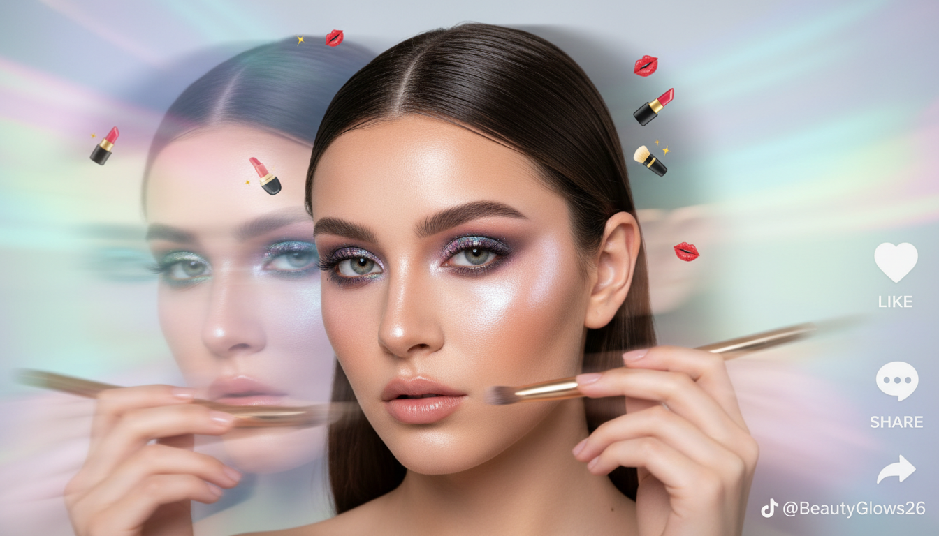 How Glowy Skin, Side Part Hair, and Makeup Transitions Are Dominating TikTok Beauty in 2026?