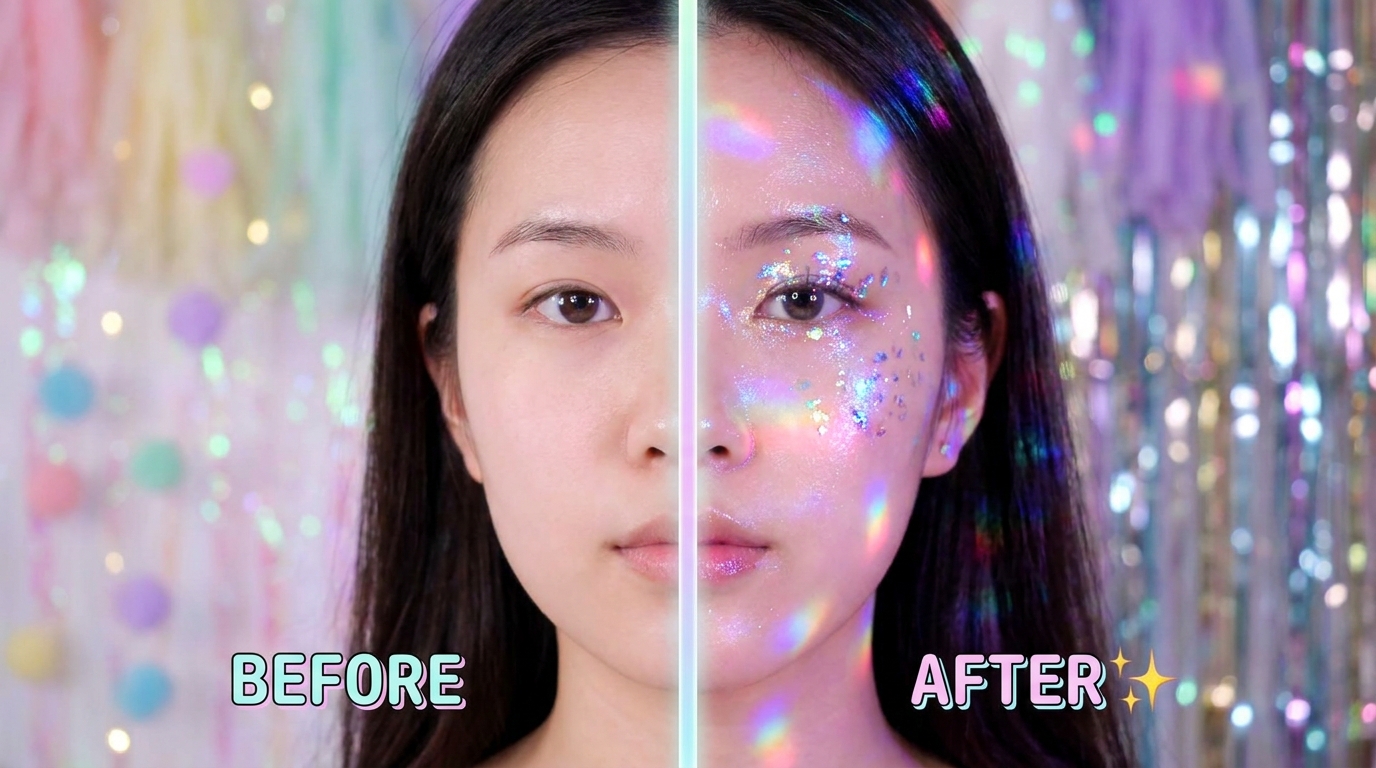 How Glowy Makeup and Disco Ball Trend Sparked Viral Beauty Transitions in 2026?