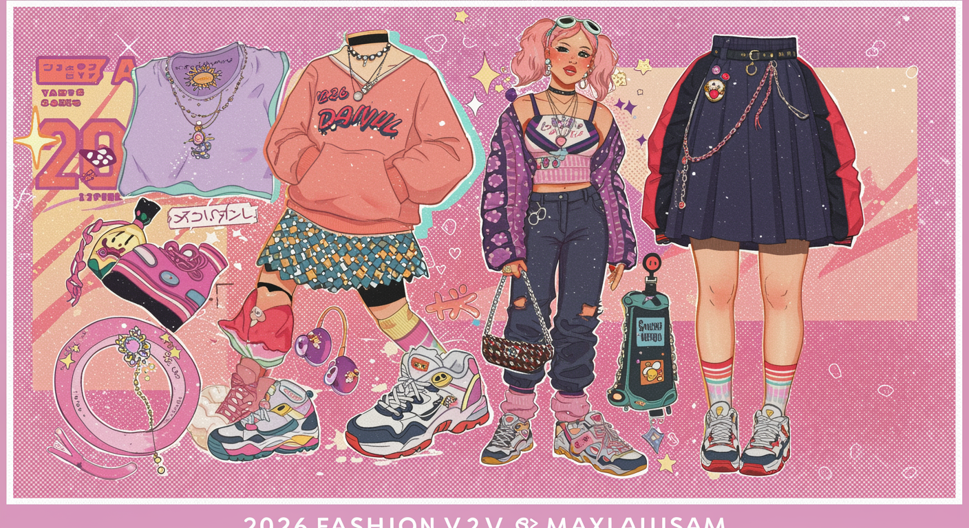How 2026 Fashion Trends Are Reviving Early 2000s Vibes and Maximalist Styles preview image