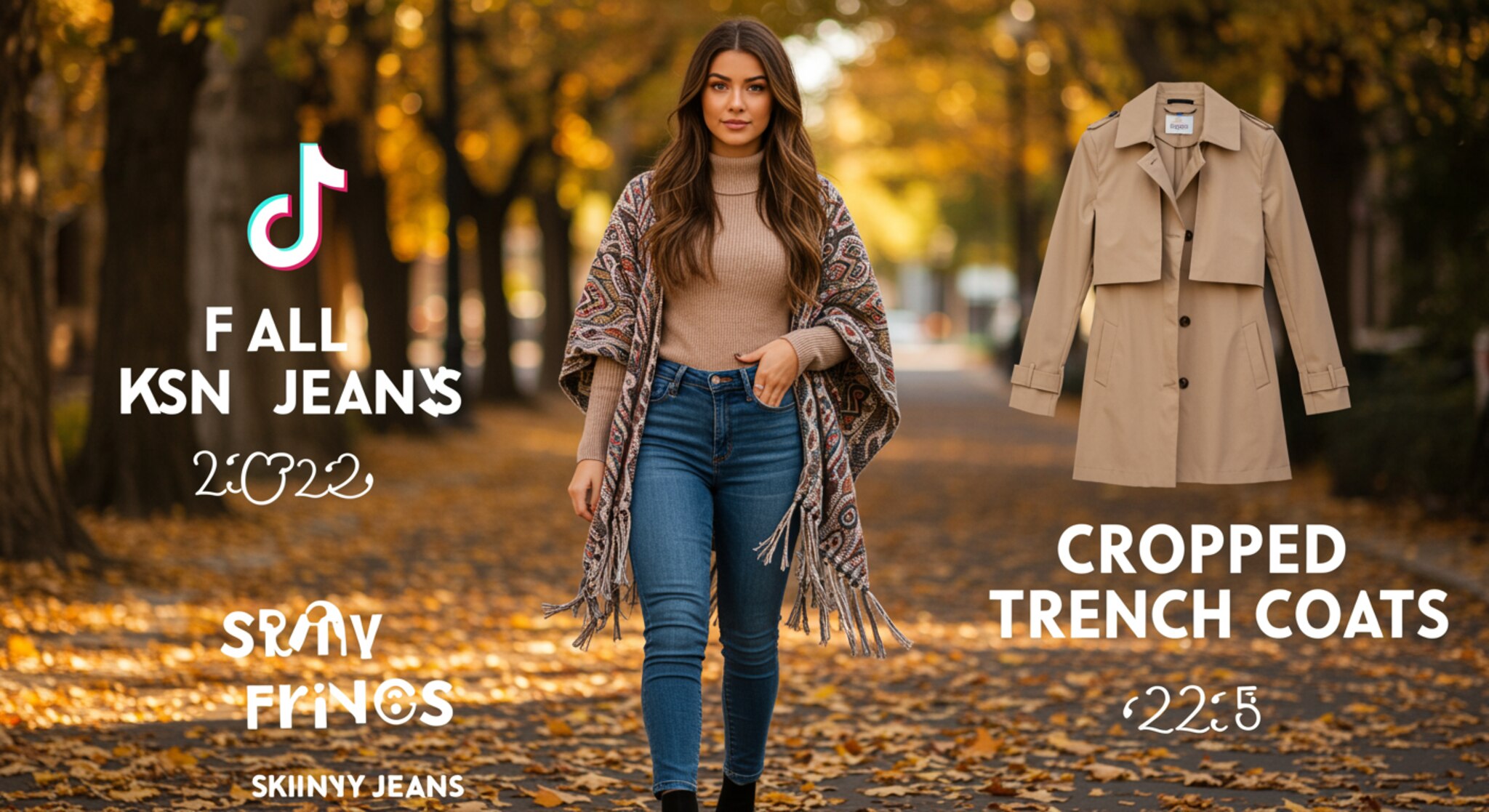 How Are Skinny Jeans, Boho Fringe & Cropped Trench Coats Defining Fall Fashion 2025?