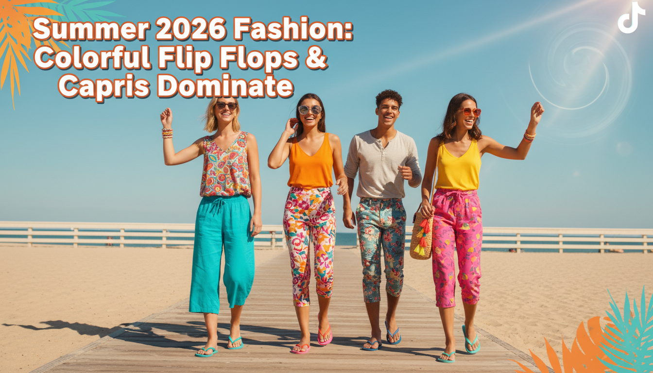 How Are 'Colorful Flip Flops' and 'Capris' Dominating Summer 2026 Fashion?