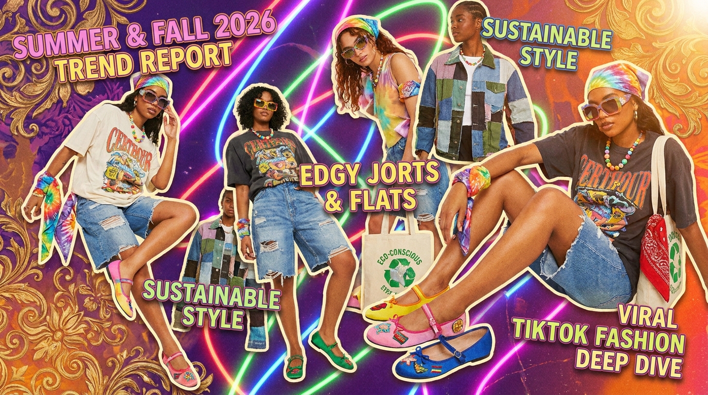 How Are Jorts, Ballet Flats, and Bandanas Dominating Summer & Fall 2026 Fashion?