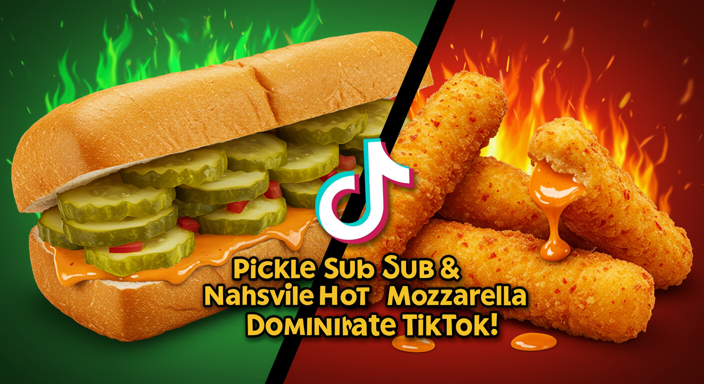 How Did the Pickle Sub and Nashville Hot Mozzarella Dominate TikTok Food Trends?