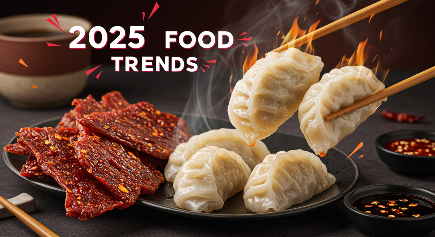 How 2025 TikTok Food Trends Like Rice Paper Dumplings and Fuego Jerky Are Winning Our Taste Buds