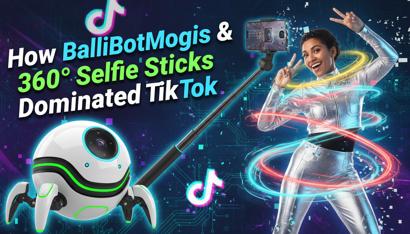 How BalliBotMogis and 360° Tracking Selfie Sticks Dominated TikTok Gadgets