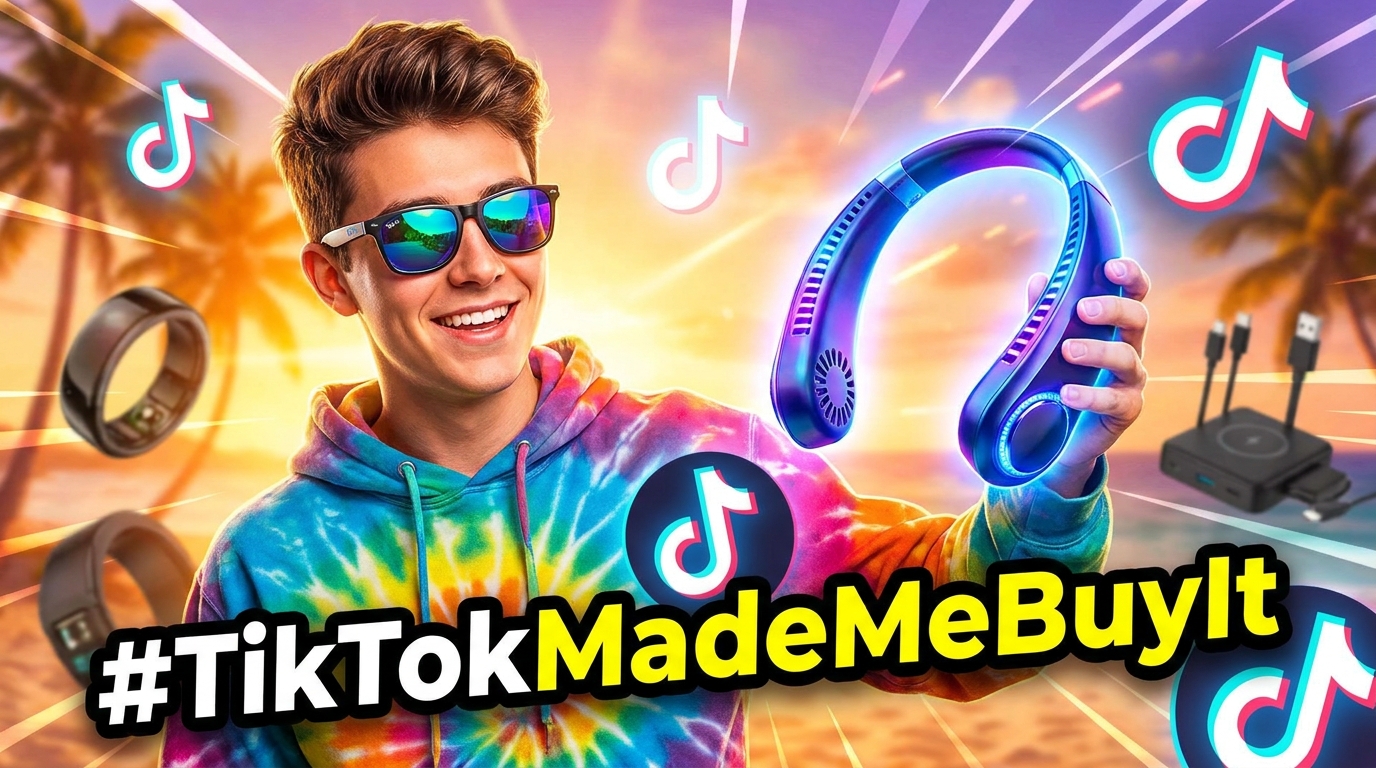 How the 'TikTokMadeMeBuyIt' Slang and Portable Cooling Gadgets Dominated TikTok's Summer 2026