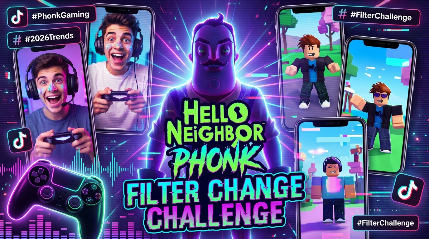 How the 'Hello Neighbor Phonk' Sound and Filter Change Challenge Went Viral in Gaming