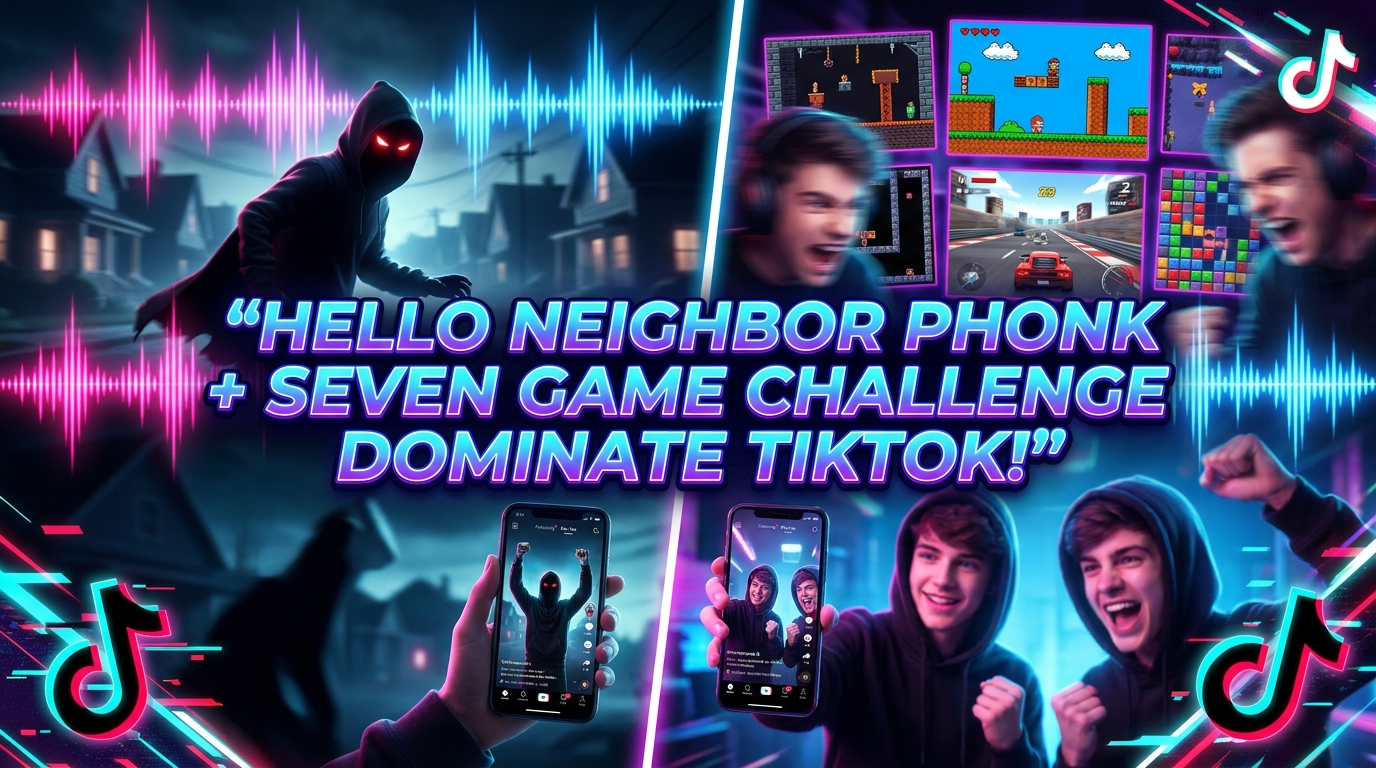 How Did 'Hello Neighbor Phonk' and the Seven Game Series Challenge Dominate TikTok Gaming Trends?