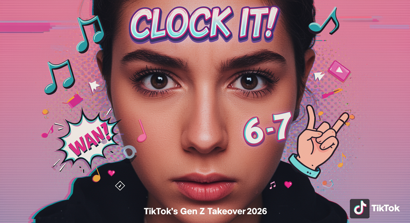 How Did the 'Gen Z Stare', 'Clock It', and '6-7' Take Over TikTok?
