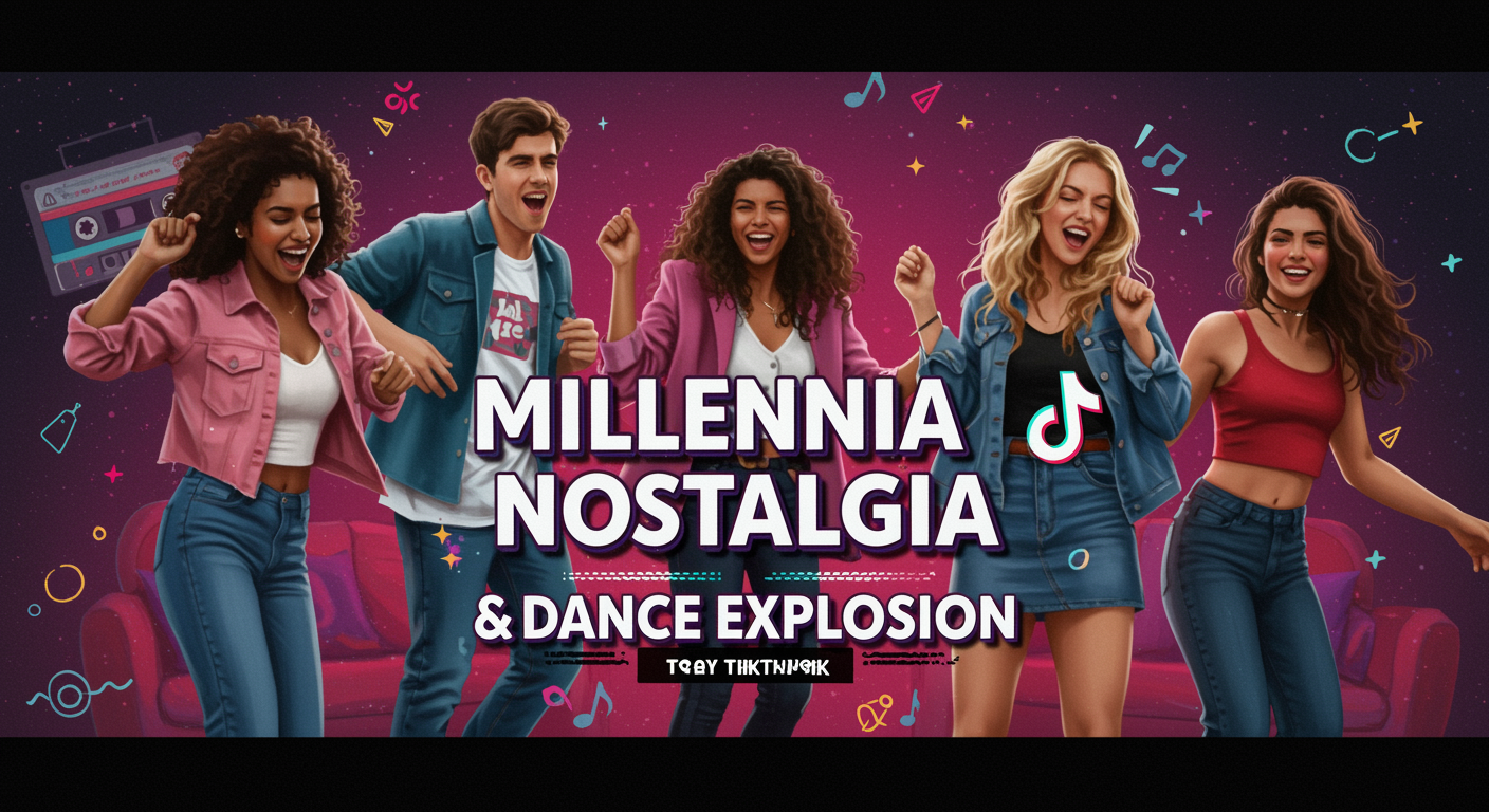 How Millennial Age, Nostalgia, and Dance Challenges Exploded on TikTok?
