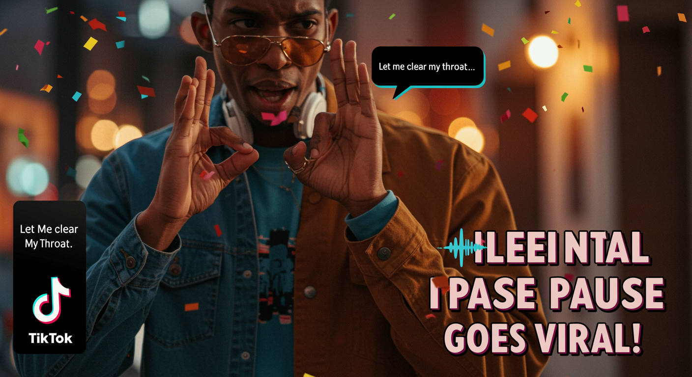 How the 'Let Me Clear My Throat' Sound and Millennial Pause Took Over TikTok
