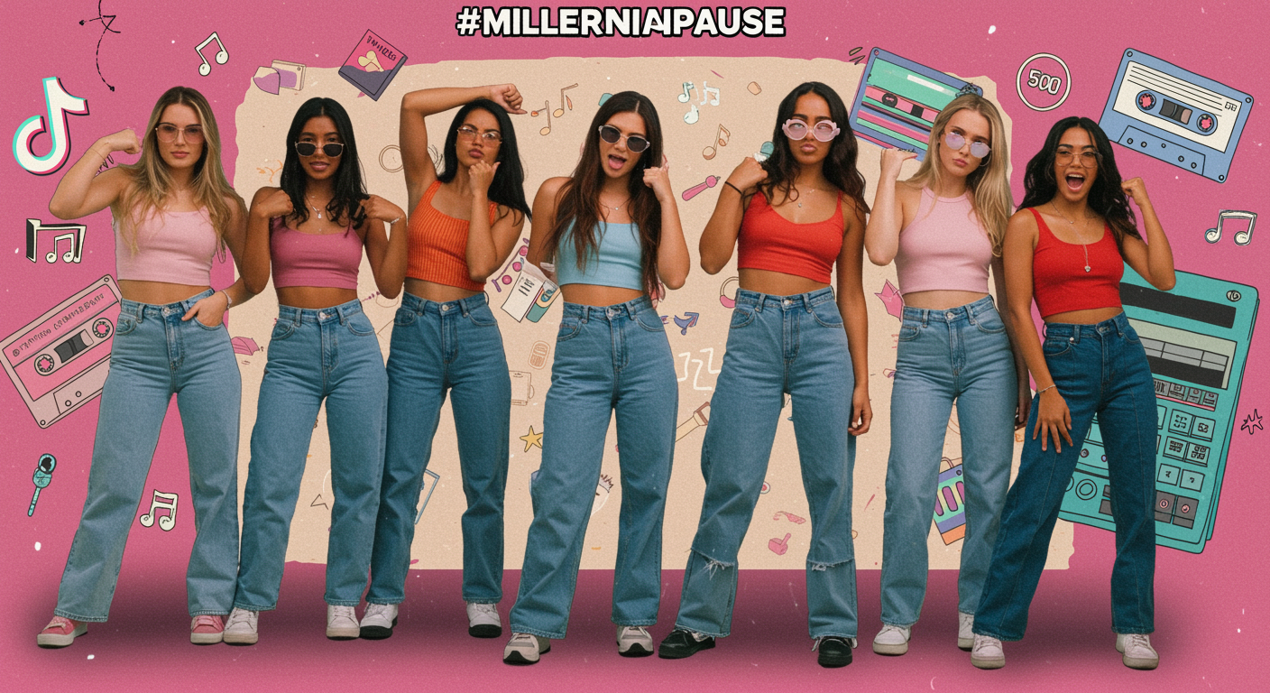 How the Millennial Pause and Millennialcore Vibes Took Over TikTok preview image