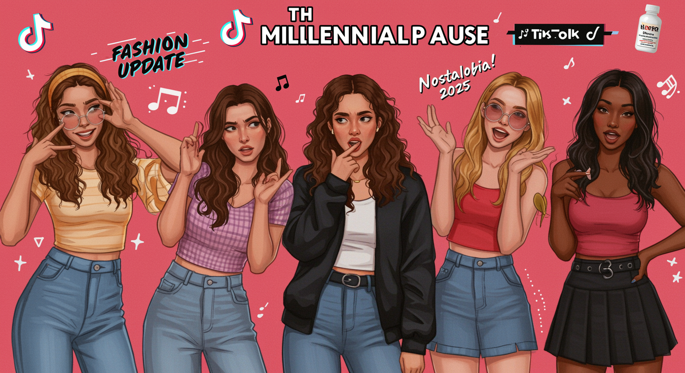How the Millennial Pause, Fashion Updates, and Nostalgia Shaped TikTok Millennial Trends in 2025 preview image