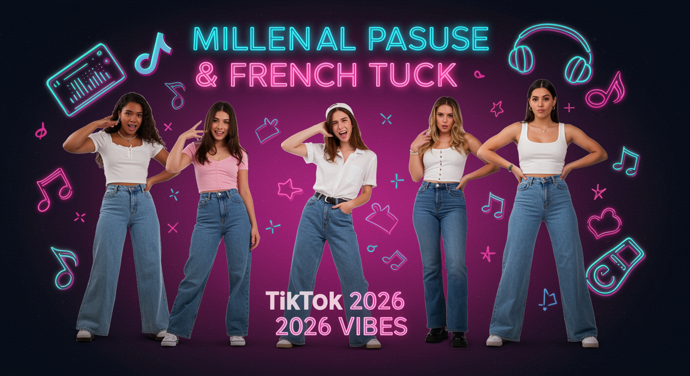 How the 'Millennial Pause' and 'French Tuck' Shaped TikTok's Millennial Vibe in 2026