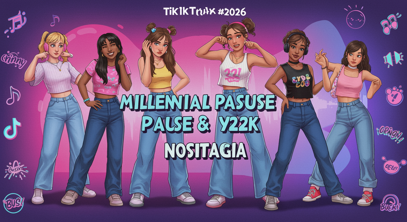 How the 'Millennial Pause' and Y2K Nostalgia Sparked TikTok Trends