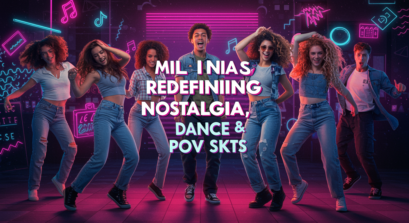 How Millennials Are Redefining Nostalgia, Dance Challenges, and POV Skits on TikTok
