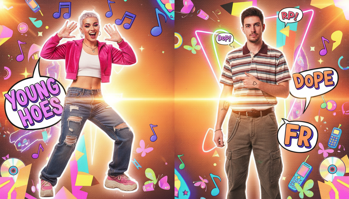 How the 'Young Hoes' Slang, 2000s Dance Throwbacks & Mustache Tattoo Nostalgia Took Over Millennials TikTok