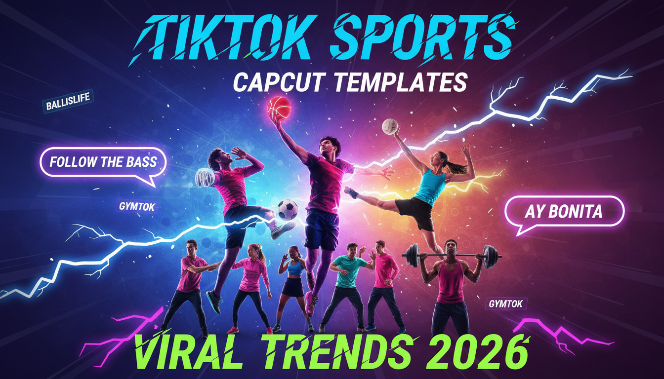 How CapCut Templates, Trending Sounds, and Sports Slangs Energize TikToks Sports Community? preview image