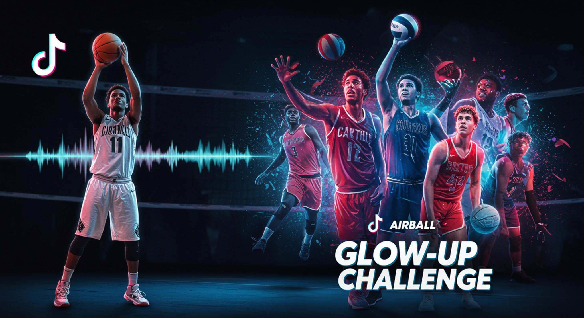 How the 'ECE Marketing Airball' Sound and Athlete Glow-Up Challenges Are Dominating TikTok Sports