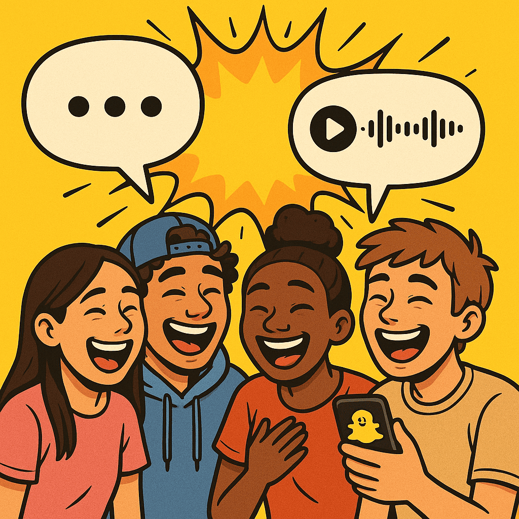 Snap Chat Voice Note Explosion